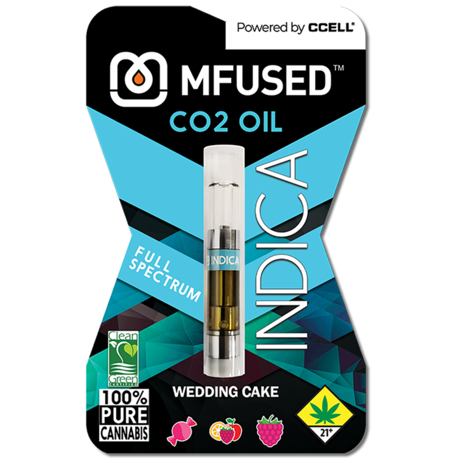 MFUSED Wedding Cake Full Spectrum Co2 Cartridge Leafly